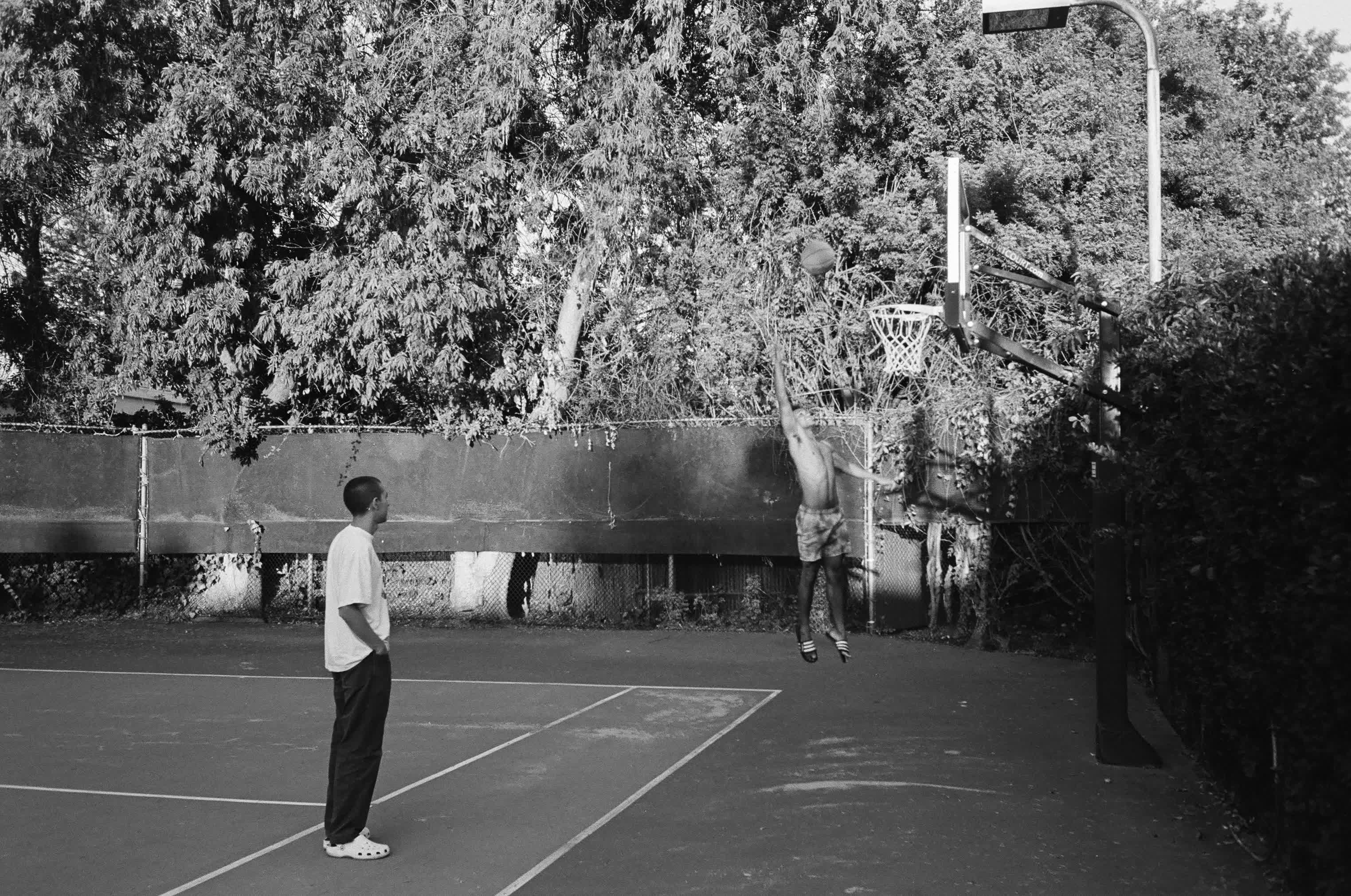 bonus photo: basketball with Harrison. shot by christian kim